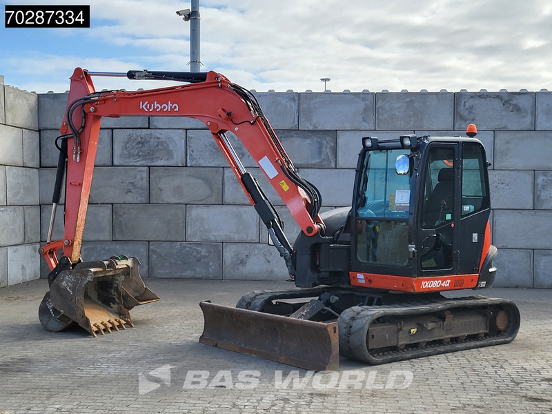 Kubota KX080-4 3 BUCKETS - Mini excavator: picture 2 Kubota KX080-4 3 BUCKETS - Mini excavator: picture 2