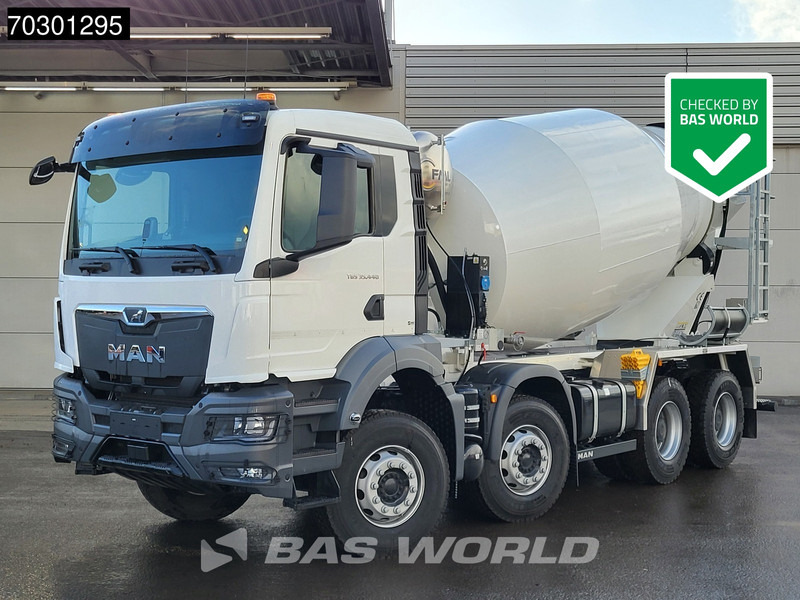 MAN 35.440 8X4 NEW! 10m3 mixer Steelsuspension Automatic Euro 6 - Concrete mixer truck: picture 1 MAN 35.440 8X4 NEW! 10m3 mixer Steelsuspension Automatic Euro 6 - Concrete mixer truck: picture 1