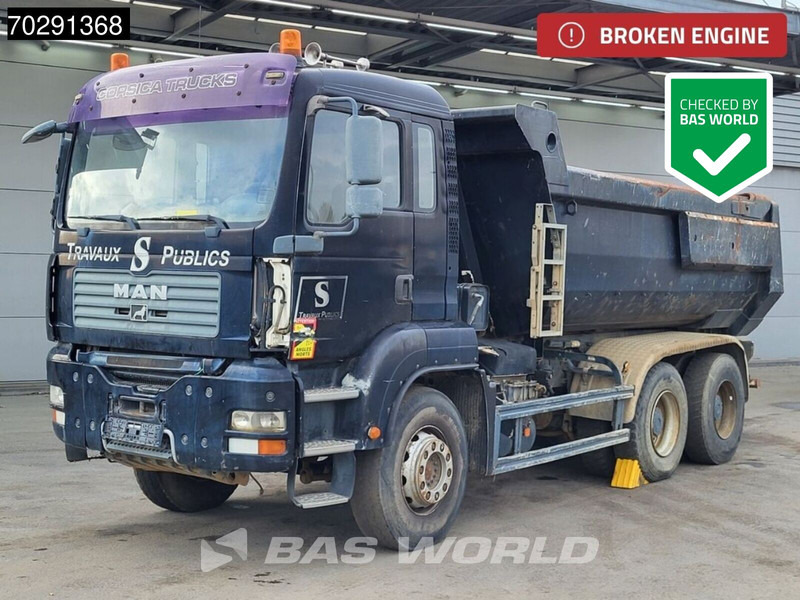 MAN TGA 33.360 6X4 BROKEN ENGINE 13m3 Meiller tipper Steel suspension Manual Euro 4 - Tipper: picture 1 MAN TGA 33.360 6X4 BROKEN ENGINE 13m3 Meiller tipper Steel suspension Manual Euro 4 - Tipper: picture 1