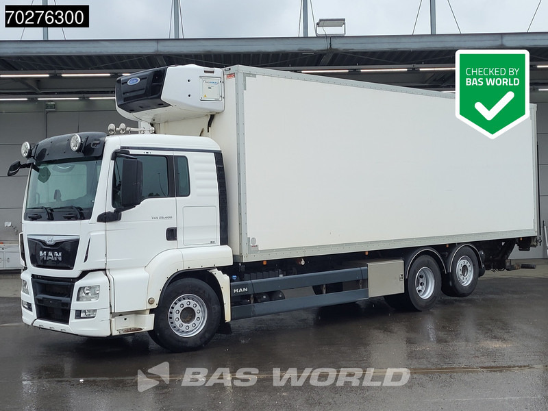 Refrigerator truck MAN TGS 26.400 6X2 Carrier Supra Tailgate Navi Xenon Lift Axle Euro 6: picture 1