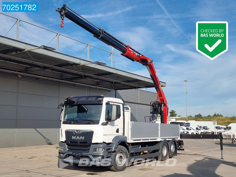 MAN TGS 26.440 6X2 NEW NL-Truck Palfinger PK 20.501 L TEC3 Kran Crane Euro 6 - Dropside/ Flatbed truck, Crane truck: picture 1 MAN TGS 26.440 6X2 NEW NL-Truck Palfinger PK 20.501 L TEC3 Kran Crane Euro 6 - Dropside/ Flatbed truck, Crane truck: picture 1