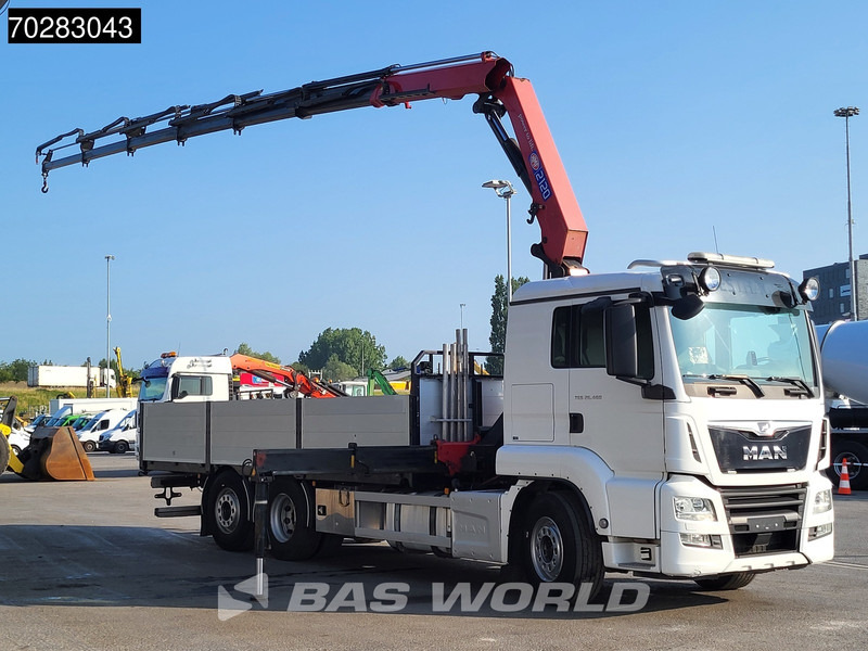 MAN TGS 26.460 TGS 6X2 Retarder HMF 2120K 6x Extensions Crane Kran Navi Euro 6 - Dropside/ Flatbed truck, Crane truck: picture 3 MAN TGS 26.460 TGS 6X2 Retarder HMF 2120K 6x Extensions Crane Kran Navi Euro 6 - Dropside/ Flatbed truck, Crane truck: picture 3