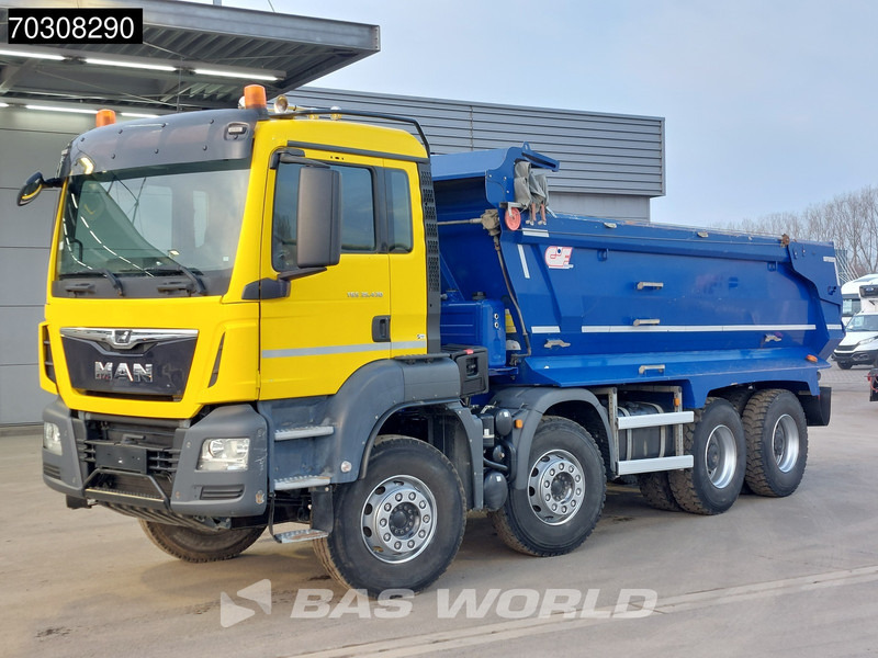 MAN TGS 35.430 8X4 15m3 CIF Bennes tipper Steel Suspension Big-Axle Automatic Euro 6 - Tipper: picture 5 MAN TGS 35.430 8X4 15m3 CIF Bennes tipper Steel Suspension Big-Axle Automatic Euro 6 - Tipper: picture 5