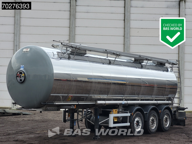 Magyar GM 2B 02 0 Assen Food 2 comp Inox steel Liftachse - Tanker semi-trailer: picture 1 Magyar GM 2B 02 0 Assen Food 2 comp Inox steel Liftachse - Tanker semi-trailer: picture 1