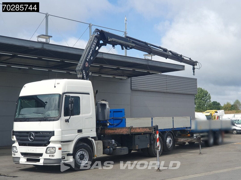 Mercedes-Benz Actros 2532 6X2 Fassi F330D3 Crane Kran Lift+steering Axle 3-Pedals Euro 3 - Dropside/ Flatbed truck, Crane truck: picture 5 Mercedes-Benz Actros 2532 6X2 Fassi F330D3 Crane Kran Lift+steering Axle 3-Pedals Euro 3 - Dropside/ Flatbed truck, Crane truck: picture 5