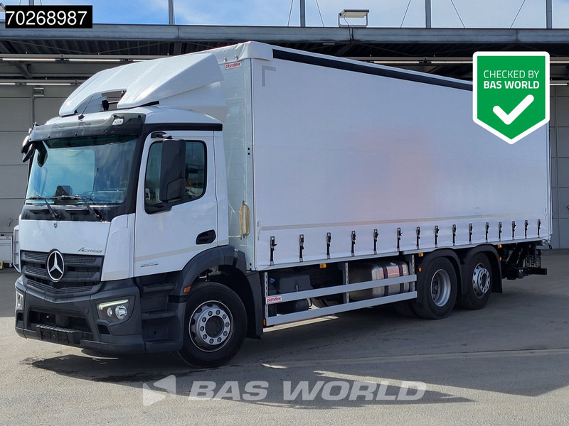 Mercedes-Benz Actros 2532 6X2 NEW 2000kg Ladebordwand Navi Lenkachse Euro 6 - Curtain side truck: picture 1 Mercedes-Benz Actros 2532 6X2 NEW 2000kg Ladebordwand Navi Lenkachse Euro 6 - Curtain side truck: picture 1