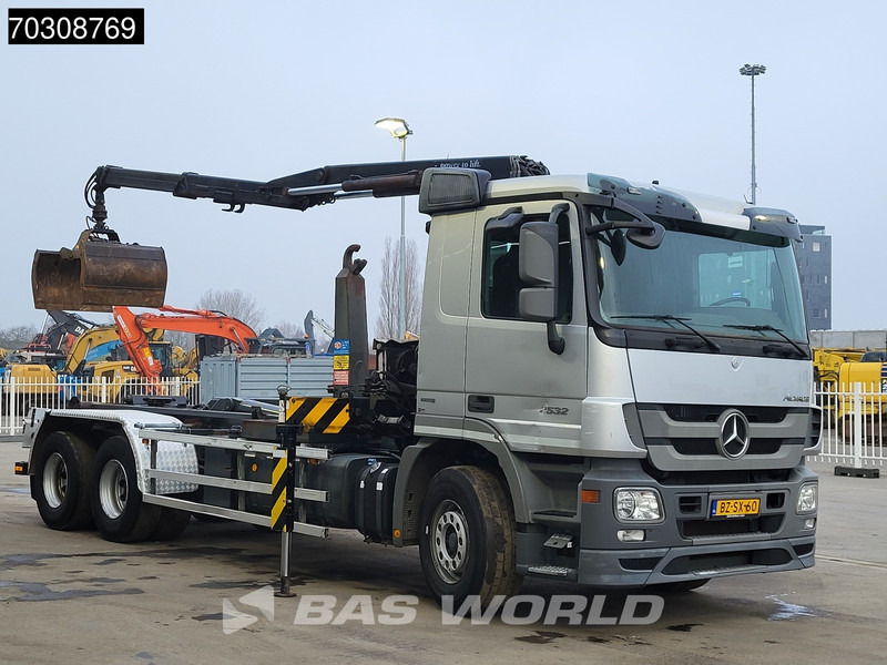 Mercedes-Benz Actros 2532 6X2 NL-Truck HMF 1643 Z2 Crane Kran 21 tons VDL Hooklift Lift-Axle Euro 5 - Hook lift truck, Crane truck: picture 3 Mercedes-Benz Actros 2532 6X2 NL-Truck HMF 1643 Z2 Crane Kran 21 tons VDL Hooklift Lift-Axle Euro 5 - Hook lift truck, Crane truck: picture 3