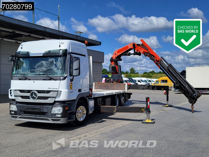 Mercedes-Benz Actros 2544 6X2 Palfinger PK53002SH Kran Crane Lift-Lenkachse Euro 5 - Dropside/ Flatbed truck, Crane truck: picture 1 Mercedes-Benz Actros 2544 6X2 Palfinger PK53002SH Kran Crane Lift-Lenkachse Euro 5 - Dropside/ Flatbed truck, Crane truck: picture 1