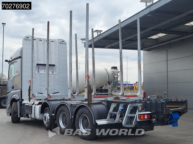 Mercedes-Benz Actros 3563 8X4 Timber truck wood transport Big-Axle Lift+Lenkachse Euro 6 - Timber truck: picture 2 Mercedes-Benz Actros 3563 8X4 Timber truck wood transport Big-Axle Lift+Lenkachse Euro 6 - Timber truck: picture 2