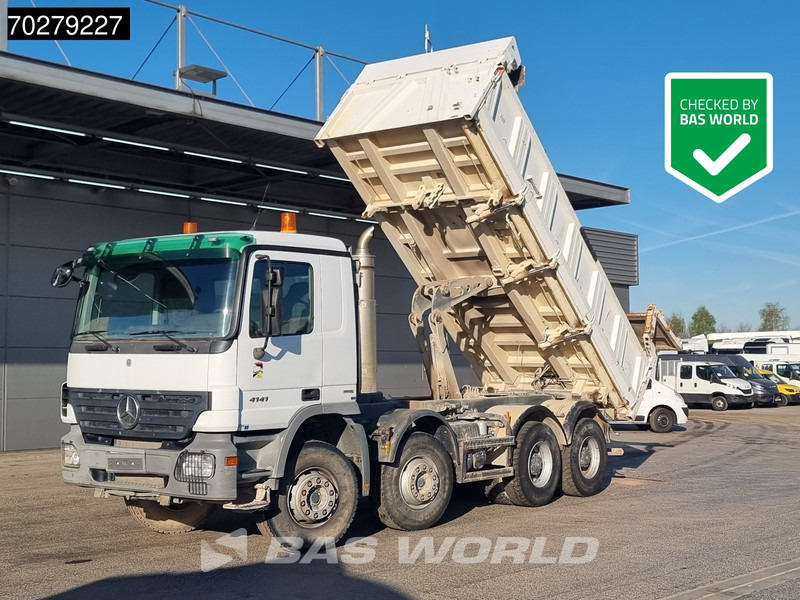 Mercedes-Benz Actros 4141 8X4 12m3 Meiller 2-way tipper steelsuspension Euro 4 - Tipper: picture 1 Mercedes-Benz Actros 4141 8X4 12m3 Meiller 2-way tipper steelsuspension Euro 4 - Tipper: picture 1