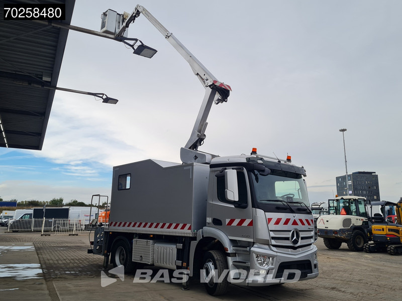 Mercedes-Benz Antos 1830 4X2 Hubarbeitsbühne 14.70m Time France VST 248 NF Navi Euro 6 - Crane truck: picture 5 Mercedes-Benz Antos 1830 4X2 Hubarbeitsbühne 14.70m Time France VST 248 NF Navi Euro 6 - Crane truck: picture 5