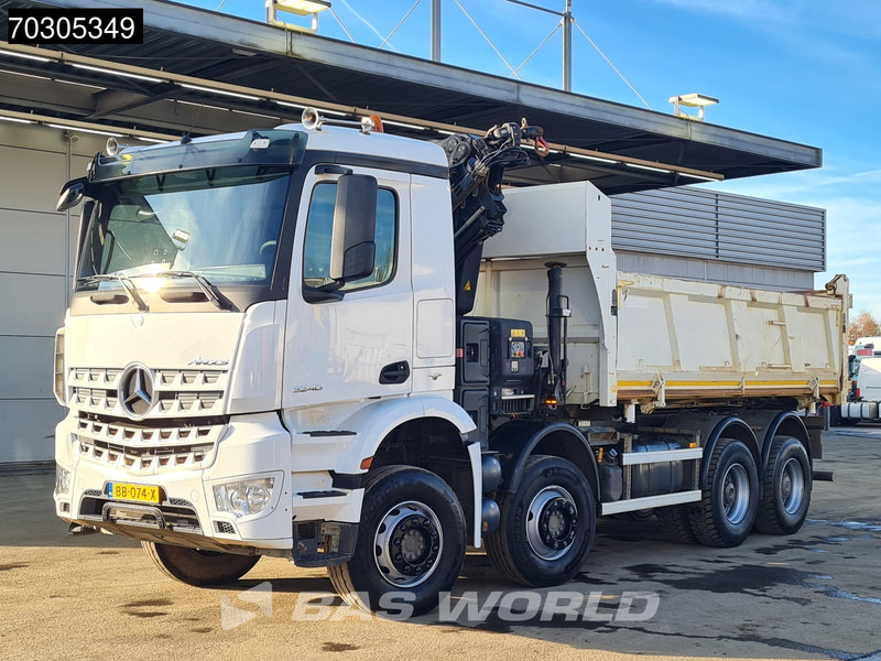 Tipper, Crane truck Mercedes-Benz Arocs 3240 8X4 HIAB X-HIDUO 188 E-2 Kran Crane 3-side tipper Big-Axle Euro 6: picture 14 Tipper, Crane truck Mercedes-Benz Arocs 3240 8X4 HIAB X-HIDUO 188 E-2 Kran Crane 3-side tipper Big-Axle Euro 6: picture 14