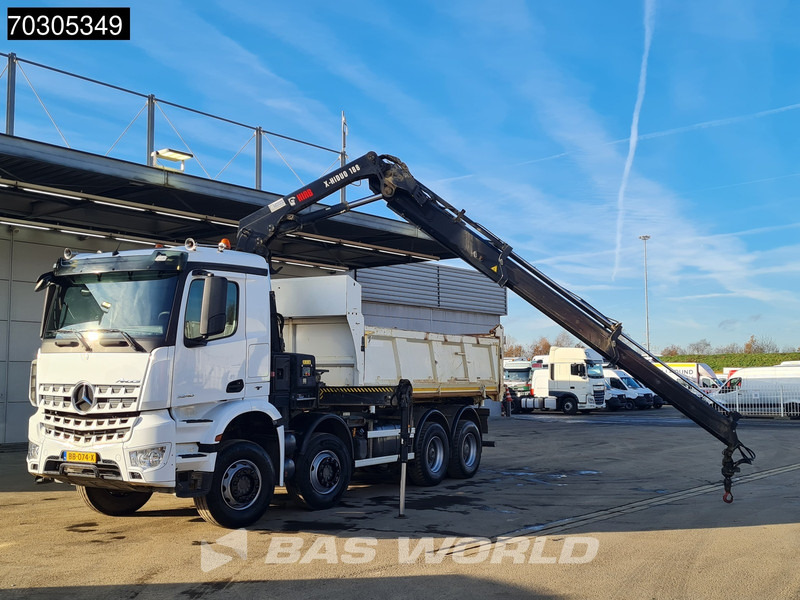 Tipper, Crane truck Mercedes-Benz Arocs 3240 8X4 HIAB X-HIDUO 188 E-2 Kran Crane 3-side tipper Big-Axle Euro 6: picture 10 Tipper, Crane truck Mercedes-Benz Arocs 3240 8X4 HIAB X-HIDUO 188 E-2 Kran Crane 3-side tipper Big-Axle Euro 6: picture 10