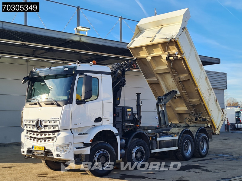 Tipper, Crane truck Mercedes-Benz Arocs 3240 8X4 HIAB X-HIDUO 188 E-2 Kran Crane 3-side tipper Big-Axle Euro 6: picture 20 Tipper, Crane truck Mercedes-Benz Arocs 3240 8X4 HIAB X-HIDUO 188 E-2 Kran Crane 3-side tipper Big-Axle Euro 6: picture 20