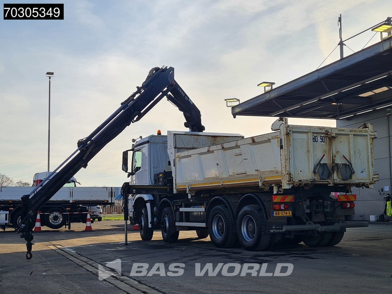 Tipper, Crane truck Mercedes-Benz Arocs 3240 8X4 HIAB X-HIDUO 188 E-2 Kran Crane 3-side tipper Big-Axle Euro 6: picture 8 Tipper, Crane truck Mercedes-Benz Arocs 3240 8X4 HIAB X-HIDUO 188 E-2 Kran Crane 3-side tipper Big-Axle Euro 6: picture 8