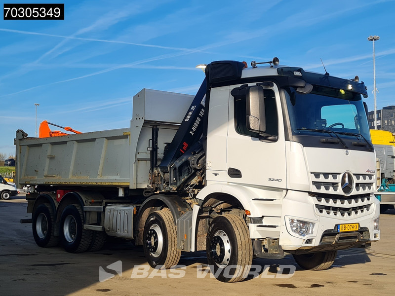Tipper, Crane truck Mercedes-Benz Arocs 3240 8X4 HIAB X-HIDUO 188 E-2 Kran Crane 3-side tipper Big-Axle Euro 6: picture 17 Tipper, Crane truck Mercedes-Benz Arocs 3240 8X4 HIAB X-HIDUO 188 E-2 Kran Crane 3-side tipper Big-Axle Euro 6: picture 17