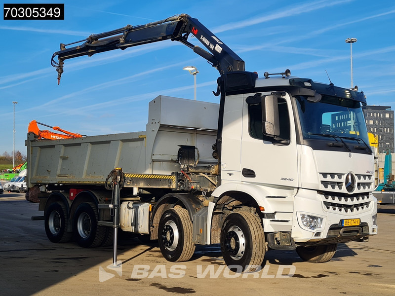 Tipper, Crane truck Mercedes-Benz Arocs 3240 8X4 HIAB X-HIDUO 188 E-2 Kran Crane 3-side tipper Big-Axle Euro 6: picture 7 Tipper, Crane truck Mercedes-Benz Arocs 3240 8X4 HIAB X-HIDUO 188 E-2 Kran Crane 3-side tipper Big-Axle Euro 6: picture 7