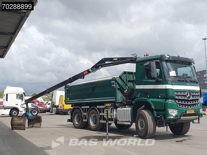 Mercedes-Benz Arocs 3342 Arocs 6X6 NL-Truck HMF 1643 Z-Crane Kran Steering Axle Big-Axle Euro 6 - Tipper, Crane truck: picture 5 Mercedes-Benz Arocs 3342 Arocs 6X6 NL-Truck HMF 1643 Z-Crane Kran Steering Axle Big-Axle Euro 6 - Tipper, Crane truck: picture 5