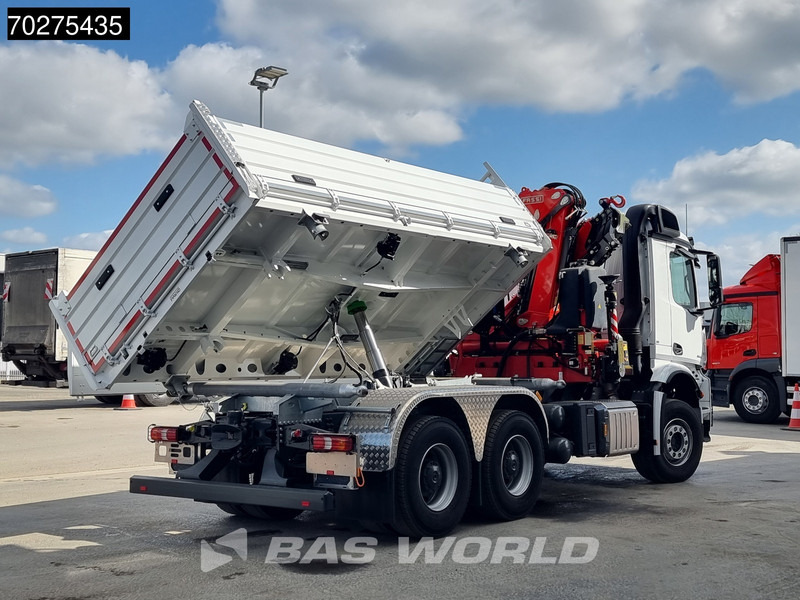 Mercedes-Benz Arocs 3348 6X4 Fassi F255A2.24 Kran Crane 9m3 3-Sided Tipper Big-Axle Euro 6 - Tipper, Crane truck: picture 5 Mercedes-Benz Arocs 3348 6X4 Fassi F255A2.24 Kran Crane 9m3 3-Sided Tipper Big-Axle Euro 6 - Tipper, Crane truck: picture 5