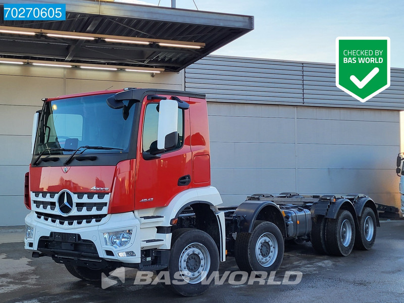 Mercedes-Benz Arocs 4843 8X4 NEW chassis RHD! Steel suspension Automatic Euro 6 - Cab chassis truck: picture 1 Mercedes-Benz Arocs 4843 8X4 NEW chassis RHD! Steel suspension Automatic Euro 6 - Cab chassis truck: picture 1