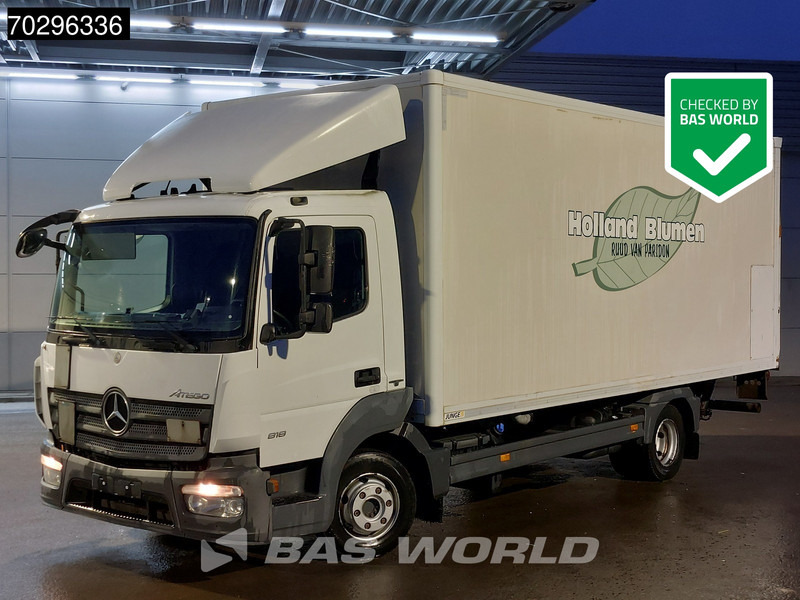 Mercedes-Benz Atego 818 4X2 8tonner Automatic 1000kg Ladebordwand Airco Cruise control Euro 6 - Box truck: picture 1 Mercedes-Benz Atego 818 4X2 8tonner Automatic 1000kg Ladebordwand Airco Cruise control Euro 6 - Box truck: picture 1
