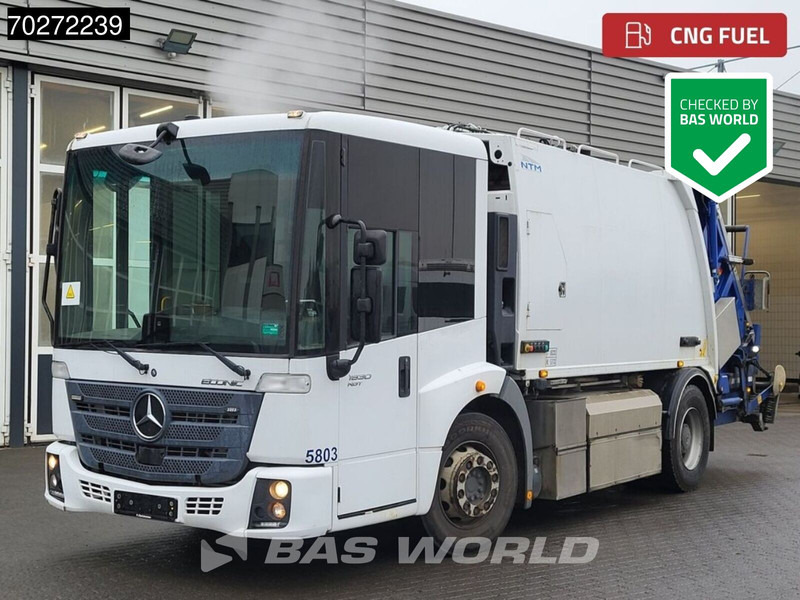Mercedes-Benz Econic 1830 4X2 CNG! Engine 13m3 NTM KGLS-HL Big-Axle Euro 6 - Garbage truck: picture 1 Mercedes-Benz Econic 1830 4X2 CNG! Engine 13m3 NTM KGLS-HL Big-Axle Euro 6 - Garbage truck: picture 1