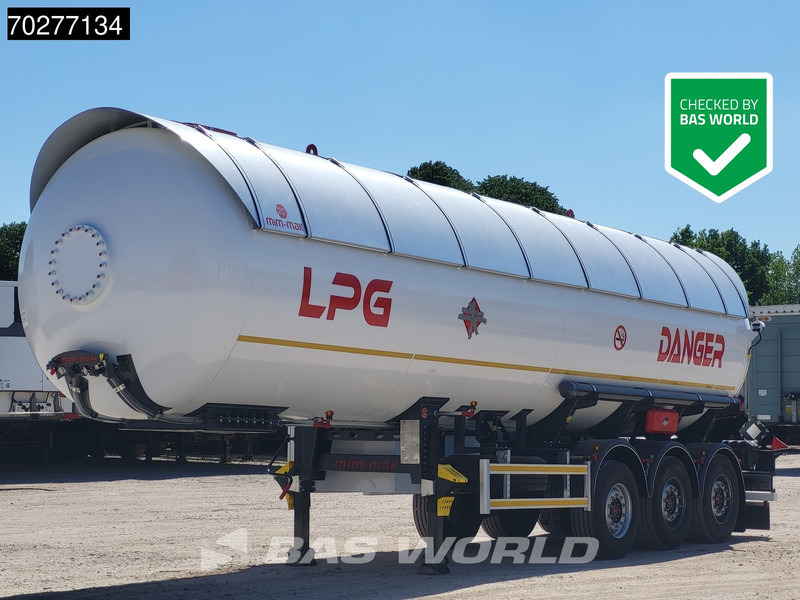 Mim-Mak LPG TRANSPORT TANK 3 axles NEW 48m3 Liftachse Gas ADR - Tanker semi-trailer: picture 1 Mim-Mak LPG TRANSPORT TANK 3 axles NEW 48m3 Liftachse Gas ADR - Tanker semi-trailer: picture 1