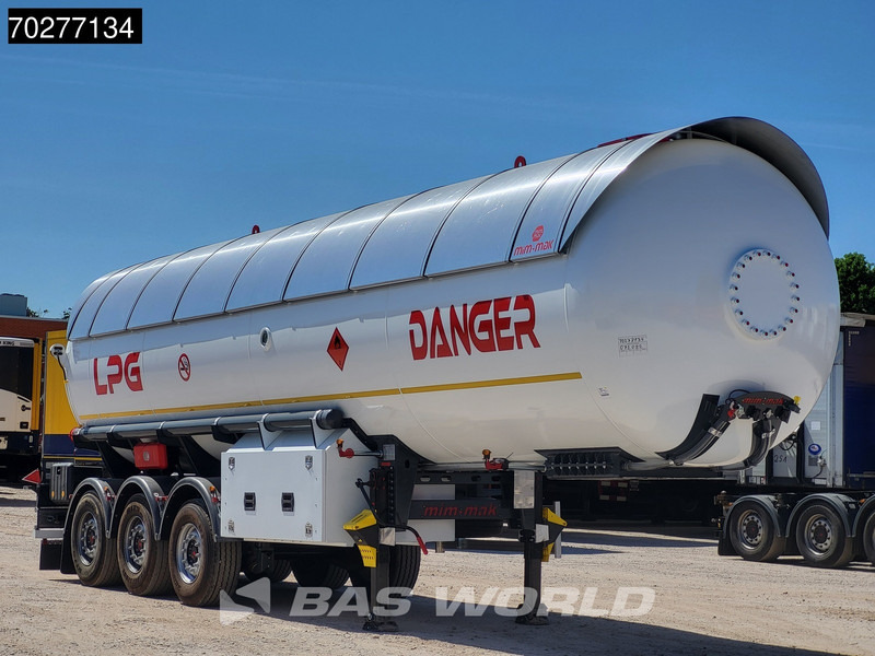 Mim-Mak LPG TRANSPORT TANK 3 axles NEW 48m3 Liftachse Gas ADR - Tanker semi-trailer: picture 3 Mim-Mak LPG TRANSPORT TANK 3 axles NEW 48m3 Liftachse Gas ADR - Tanker semi-trailer: picture 3