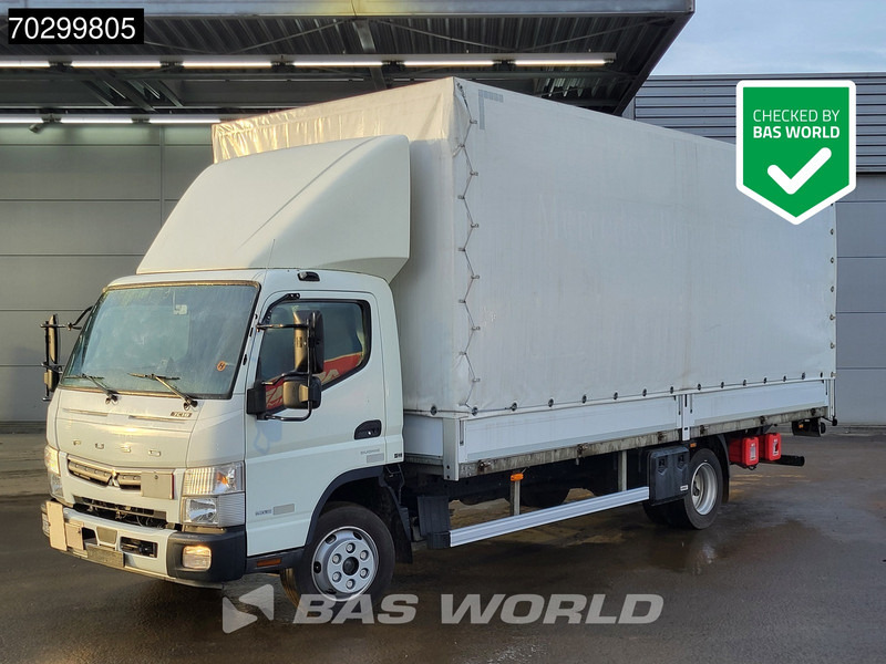 Mitsubishi Fuso 7C 18 4X2 Steelsuspension 1000kg Ladebordwand Automatic Euro 6 - Curtain side truck: picture 1 Mitsubishi Fuso 7C 18 4X2 Steelsuspension 1000kg Ladebordwand Automatic Euro 6 - Curtain side truck: picture 1