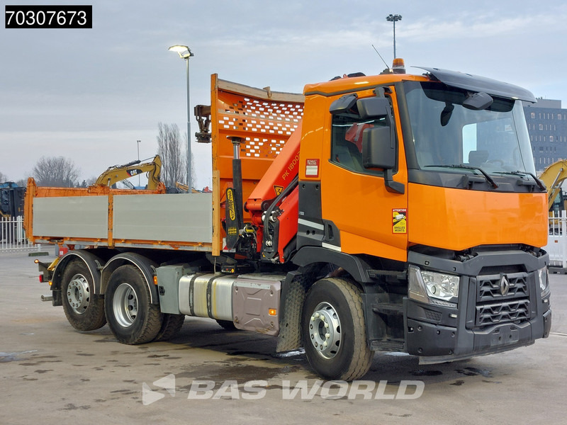 Renault C 380 6X2 Palfinger PK 18002-EH Kran Crane 6m3 tipper Automatic Euro 6 - Tipper, Crane truck: picture 3 Renault C 380 6X2 Palfinger PK 18002-EH Kran Crane 6m3 tipper Automatic Euro 6 - Tipper, Crane truck: picture 3