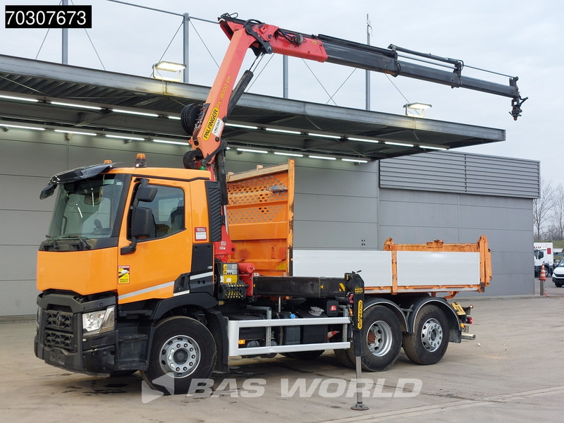 Renault C 380 6X2 Palfinger PK 18002-EH Kran Crane 6m3 tipper Automatic Euro 6 - Tipper, Crane truck: picture 5 Renault C 380 6X2 Palfinger PK 18002-EH Kran Crane 6m3 tipper Automatic Euro 6 - Tipper, Crane truck: picture 5