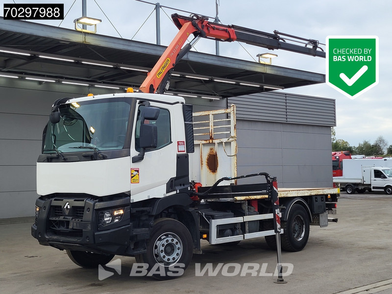 Renault C 380 C 4X2 Palfinger PK12.501 Crane Big-Axle Steelsuspension Automatic Euro 6 - Dropside/ Flatbed truck, Crane truck: picture 1 Renault C 380 C 4X2 Palfinger PK12.501 Crane Big-Axle Steelsuspension Automatic Euro 6 - Dropside/ Flatbed truck, Crane truck: picture 1