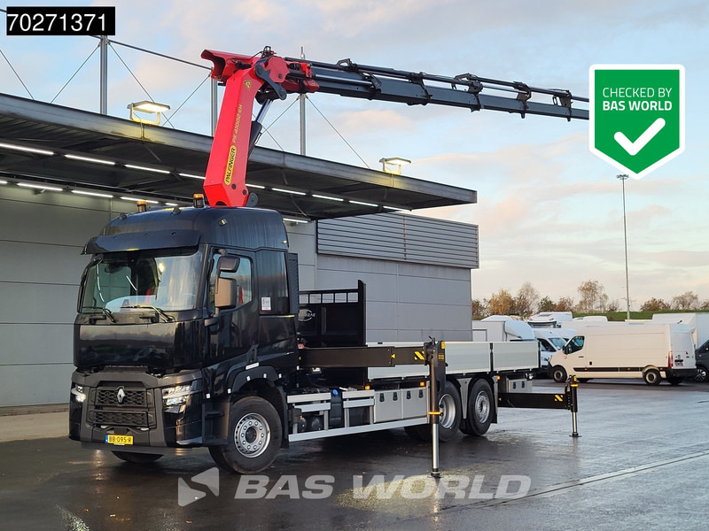 Renault C 480 6X2 NEW NL-Truck Palfinger PK41002 EH Crane Kran Remote twistlocks ACC - Dropside/ Flatbed truck, Crane truck: picture 1 Renault C 480 6X2 NEW NL-Truck Palfinger PK41002 EH Crane Kran Remote twistlocks ACC - Dropside/ Flatbed truck, Crane truck: picture 1