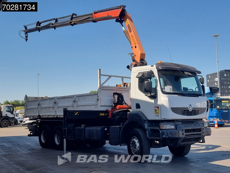 Renault Kerax 370 6X4 Palfinger PK16502 Kran Crane Big-Axle Steel suspension Euro 4 - Tipper, Crane truck: picture 3 Renault Kerax 370 6X4 Palfinger PK16502 Kran Crane Big-Axle Steel suspension Euro 4 - Tipper, Crane truck: picture 3