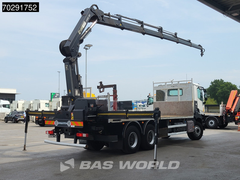 Renault Premium 380 6X4 HIAB X-HIDUO 188 E-5 Crane Steelsuspension Big-Axle Automatic Euro 6 - Dropside/ Flatbed truck, Crane truck: picture 5 Renault Premium 380 6X4 HIAB X-HIDUO 188 E-5 Crane Steelsuspension Big-Axle Automatic Euro 6 - Dropside/ Flatbed truck, Crane truck: picture 5