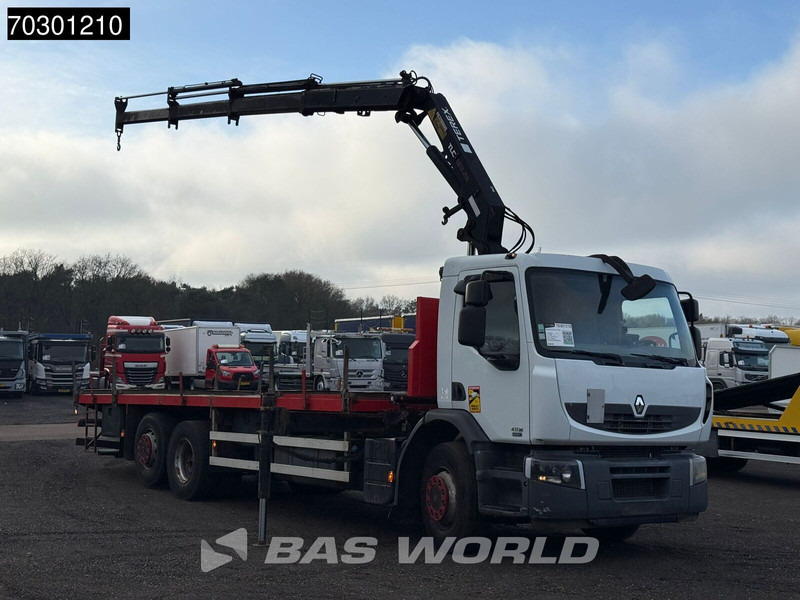 Renault Premium 410 6X2 Terex 120.2E - A3L Kran Crane Lift-Axle Manual Euro 5 - Dropside/ Flatbed truck, Crane truck: picture 3 Renault Premium 410 6X2 Terex 120.2E - A3L Kran Crane Lift-Axle Manual Euro 5 - Dropside/ Flatbed truck, Crane truck: picture 3