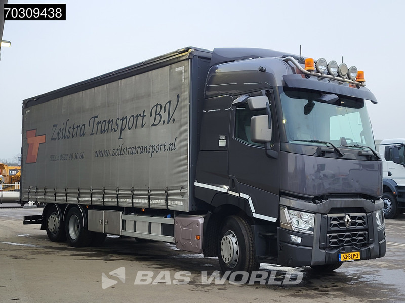 Renault T 430 T 6X2 NL-Truck curtainsides Forklift preparation Steering axle Automatic Euro 6 - Curtain side truck: picture 3 Renault T 430 T 6X2 NL-Truck curtainsides Forklift preparation Steering axle Automatic Euro 6 - Curtain side truck: picture 3