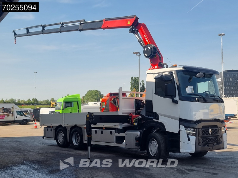 Renault T 440 6X2 2024 NL reg. possible Palfinger PK24.001 SLD Crane Lift+Lenkasche Euro 6 - Dropside/ Flatbed truck, Crane truck: picture 2 Renault T 440 6X2 2024 NL reg. possible Palfinger PK24.001 SLD Crane Lift+Lenkasche Euro 6 - Dropside/ Flatbed truck, Crane truck: picture 2
