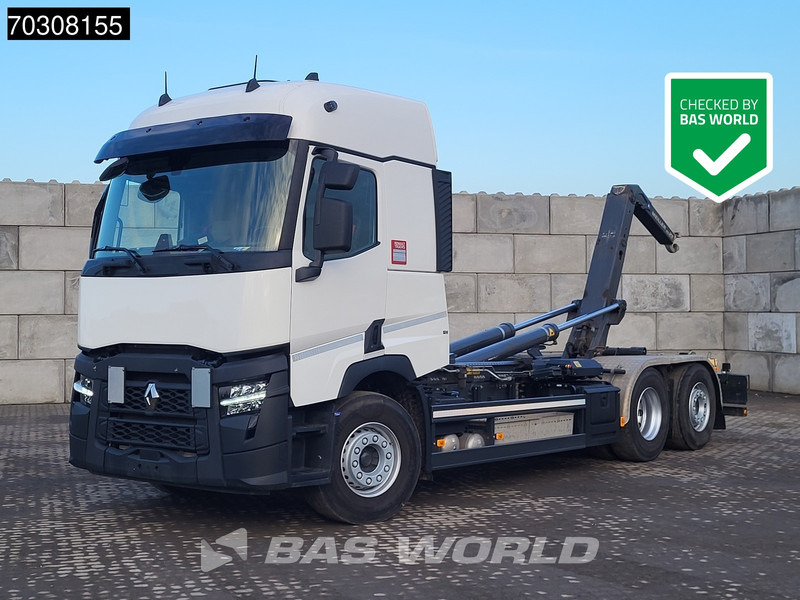Renault T 480 6X2 Meiller RS21 70 Lift+Steering axle Automatic Sleepercab Euro 6 - Hook lift truck: picture 1 Renault T 480 6X2 Meiller RS21 70 Lift+Steering axle Automatic Sleepercab Euro 6 - Hook lift truck: picture 1
