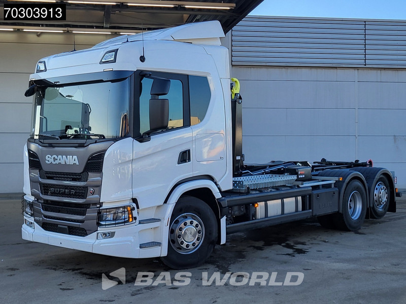 Scania G 460 6X2 NEW! 20tons HIAB Containersystem Lift+Steering Axle Automatic Retarder Euro 6 - Hook lift truck: picture 3 Scania G 460 6X2 NEW! 20tons HIAB Containersystem Lift+Steering Axle Automatic Retarder Euro 6 - Hook lift truck: picture 3