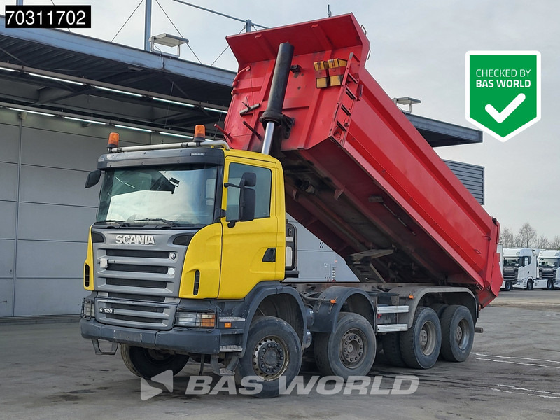 Scania G420 G 8X6 8x6 20m3 KH Kipper Steel suspension Big-Axle Euro 4 - Tipper: picture 1 Scania G420 G 8X6 8x6 20m3 KH Kipper Steel suspension Big-Axle Euro 4 - Tipper: picture 1