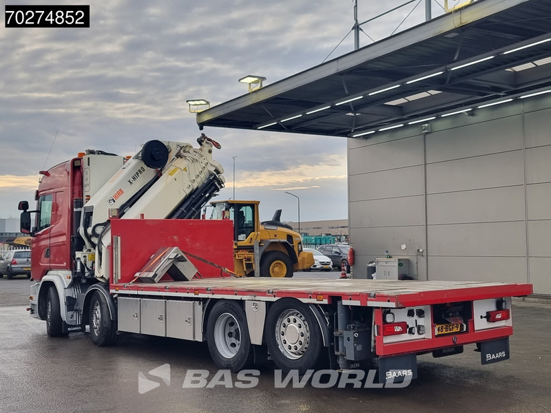 Dropside/ Flatbed truck, Crane truck Scania G450 8X2 NL-Truck Hiab X-HIPRO 1058EP-6 Kran Front stab Retarder Euro 6: picture 13
