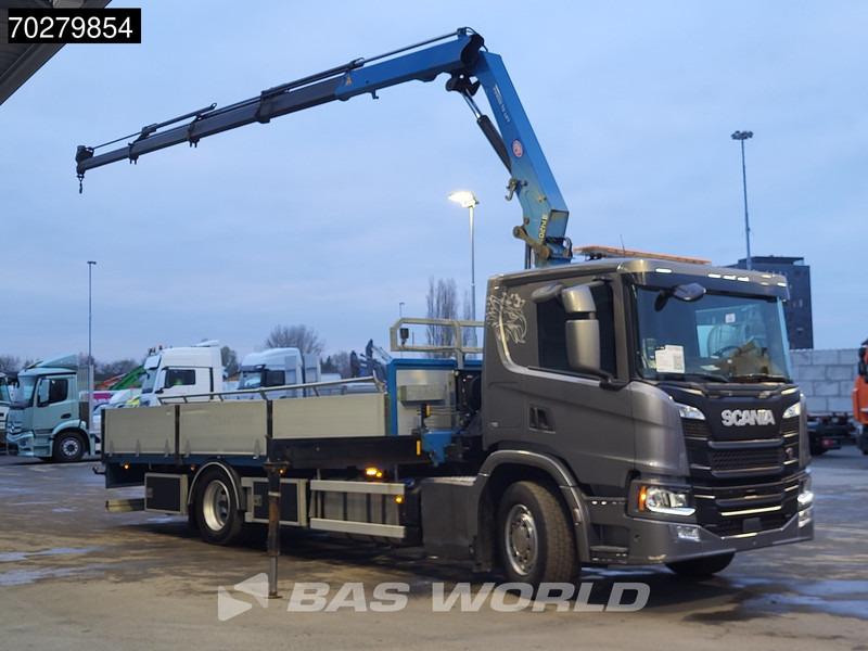 Scania P280 4X2 HMF 1420K-RC Kran Crane Leather seats Automatic Euro 6 - Dropside/ Flatbed truck, Crane truck: picture 3 Scania P280 4X2 HMF 1420K-RC Kran Crane Leather seats Automatic Euro 6 - Dropside/ Flatbed truck, Crane truck: picture 3