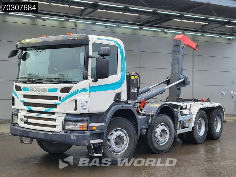 Scania P380 P 8X4 25tons Dalby containersystem Manual Big-Axle Steelsuspension Euro 4 - Hook lift truck: picture 5 Scania P380 P 8X4 25tons Dalby containersystem Manual Big-Axle Steelsuspension Euro 4 - Hook lift truck: picture 5