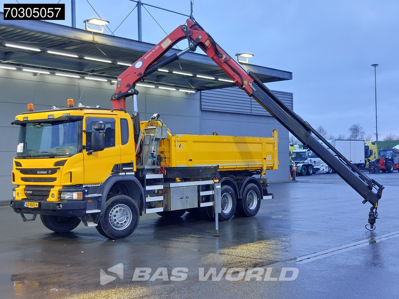Scania P410 6X6 NL-Truck HMF 1800-K3 Kran Crane 6x6 Big-Axle Steel suspension Euro 6 - Tipper, Crane truck: picture 5 Scania P410 6X6 NL-Truck HMF 1800-K3 Kran Crane 6x6 Big-Axle Steel suspension Euro 6 - Tipper, Crane truck: picture 5