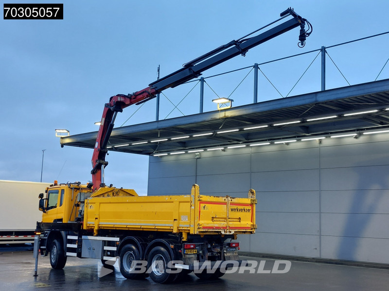 Scania P410 6X6 NL-Truck HMF 1800-K3 Kran Crane 6x6 Big-Axle Steel suspension Euro 6 - Tipper, Crane truck: picture 2 Scania P410 6X6 NL-Truck HMF 1800-K3 Kran Crane 6x6 Big-Axle Steel suspension Euro 6 - Tipper, Crane truck: picture 2