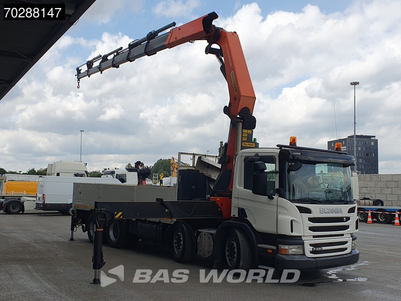Scania P420 8X4 Palfinger PK 53002-SH Crane Lift+steering Manual Big-Axle Euro 5 - Dropside/ Flatbed truck, Crane truck: picture 3 Scania P420 8X4 Palfinger PK 53002-SH Crane Lift+steering Manual Big-Axle Euro 5 - Dropside/ Flatbed truck, Crane truck: picture 3