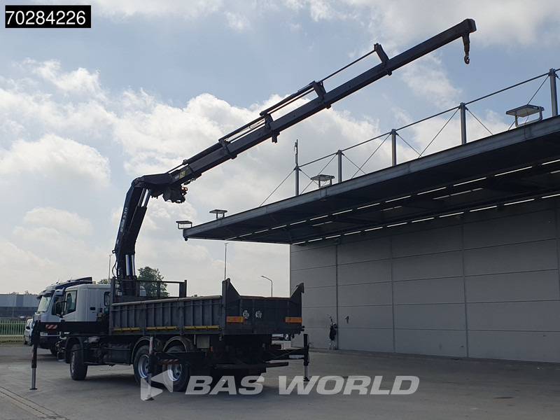 Tipper, Crane truck Scania P94 6X4 Hiab 330-4 Kran Crane 9m3 tipper Manual Steelsuspension Euro 3: picture 15