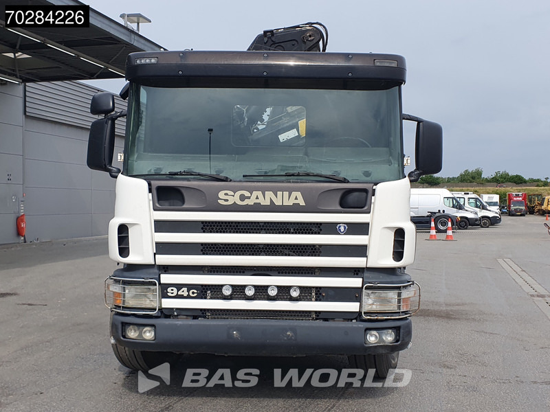 Tipper, Crane truck Scania P94 6X4 Hiab 330-4 Kran Crane 9m3 tipper Manual Steelsuspension Euro 3: picture 9