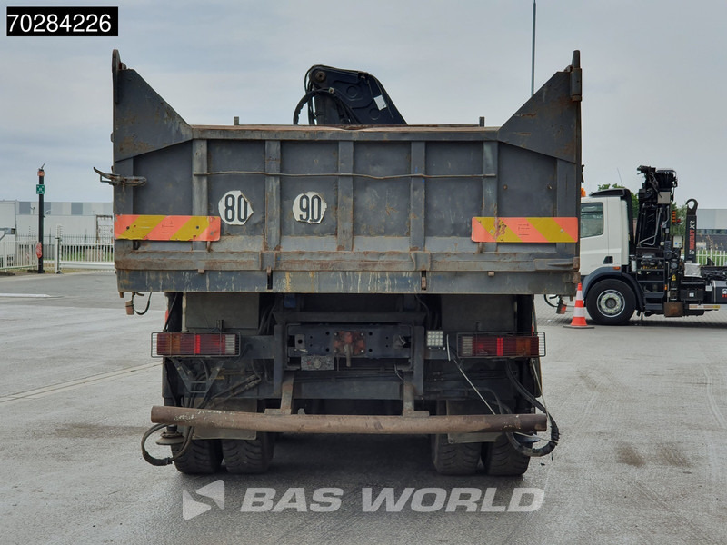 Tipper, Crane truck Scania P94 6X4 Hiab 330-4 Kran Crane 9m3 tipper Manual Steelsuspension Euro 3: picture 19